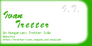 ivan tretter business card